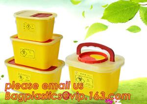 Quality Square sharps container, medical disposal bins, needle container, Disposable Hospital Biohazard Sharp Collector Waste Bi wholesale