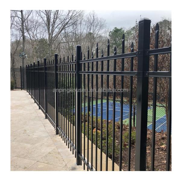 Waterproof Metal Frame 6ft x 8ft Garden Powder Coated Top Spear Fencing Trellis