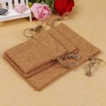Light Weight Custom Printed Jute Bags , Weather Resistant Promotional Jute Bags