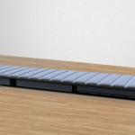 5 Modes Foldable Massage Mattress Black Electric Massage Mat