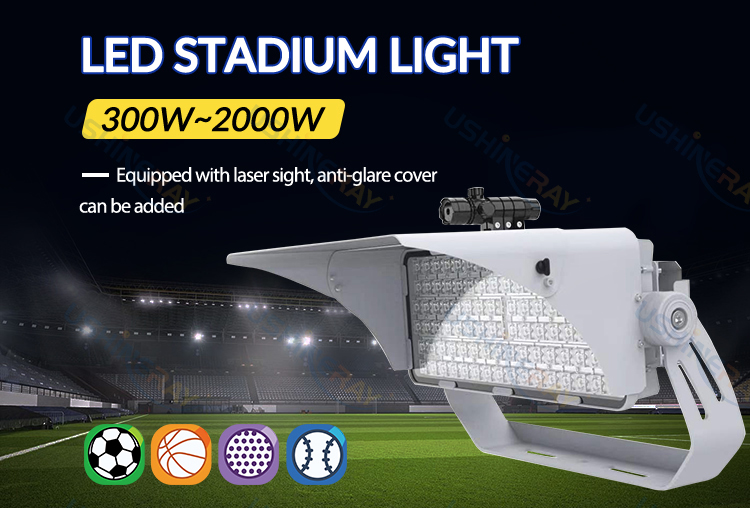 Mercury Free High Mast Led 600W Stadium Flood Lighting For Sports Stadium