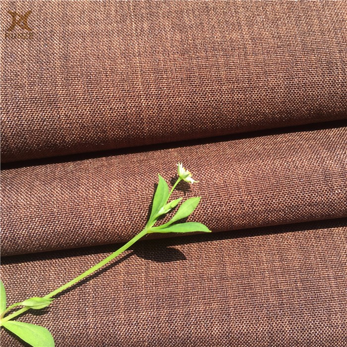 Soft and Flowing 170D Polyester Doris Yarn Plain Woven Linen Fabric for Summer Dress