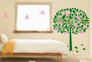 Quality Modern Contemporary Tree Wall Flower Stickers G112 / Wall Sticker Art wholesale