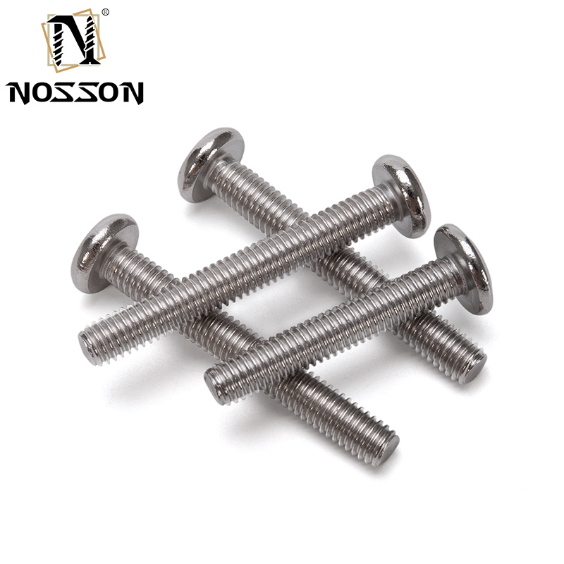 Metric Grade 8.8 A2-50 M6 Stainless Steel 304 Flat Hex Socket Head Male and Female Chicago Screws with Nut DIN Standard