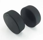 Non Toxic 76x25MM Ice Hockey Puck Silicone Rubber Toys
