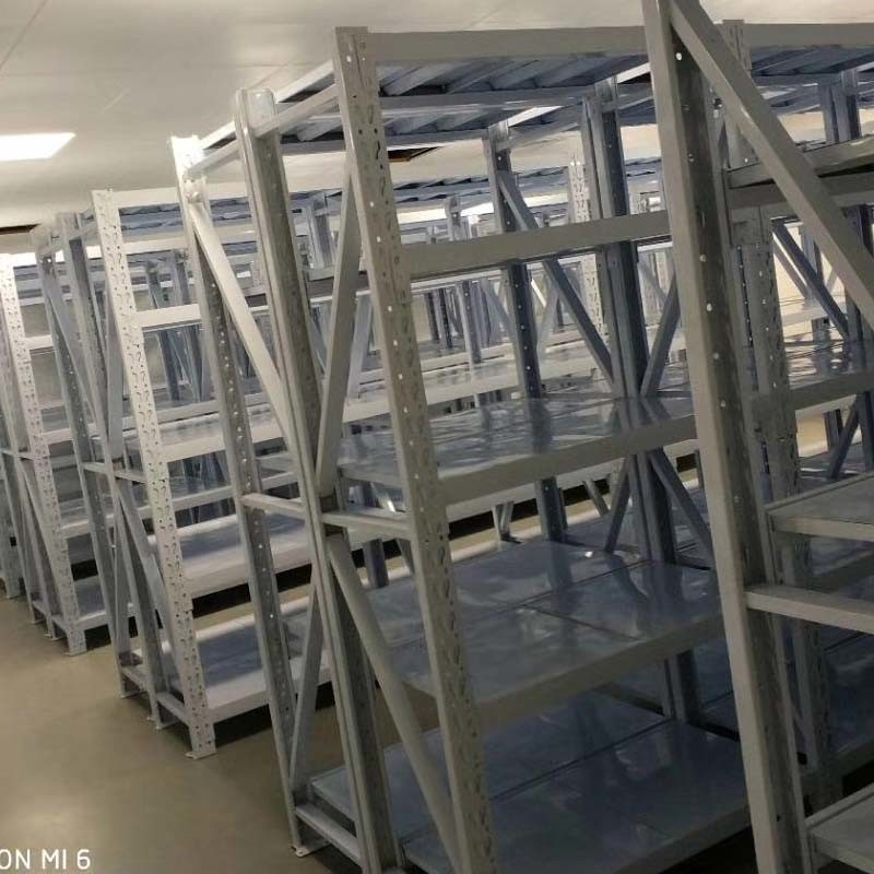 Adjustable Warehouse Custom Warehouse Racking With Black / Orange Shelves