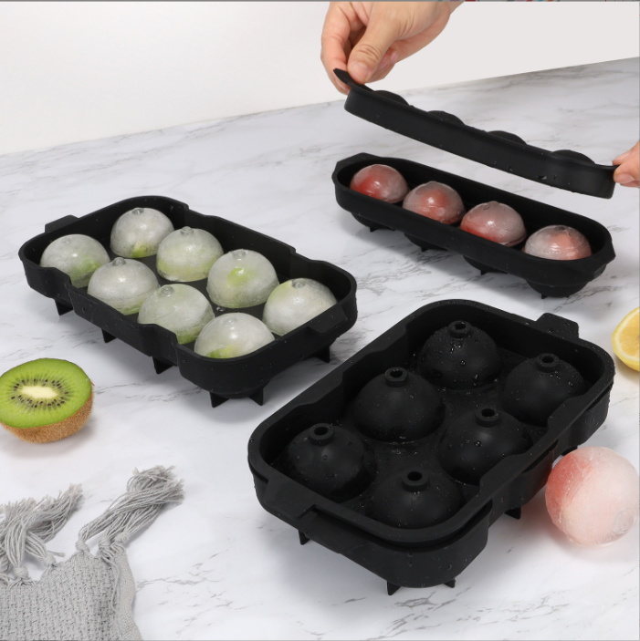 Silicone Round Ice Cube Ball Drinking Wine Tray Bar Ice ball Maker Mold Sphere Mold for Party Festival