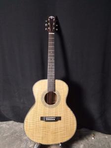 Quality AAAA handmade all Solid guitars OM body guitar imported wood soundhole EQ acoustic electric guitar wholesale