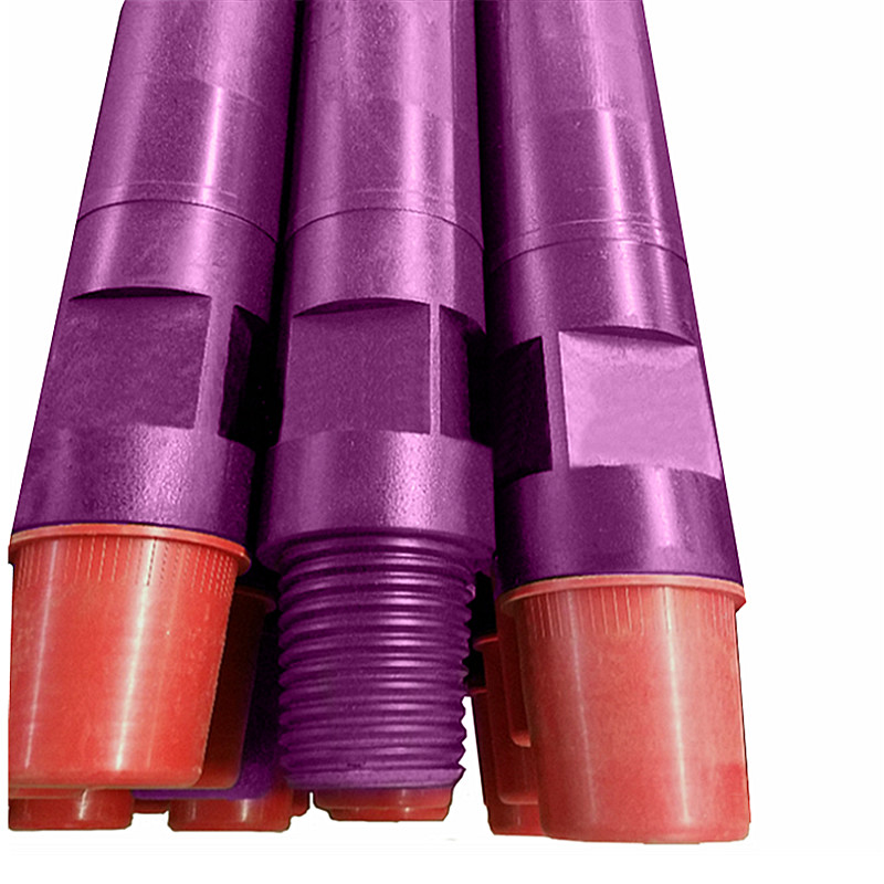 API Thread Drill Pipe 76mm 2m Upsetting Process And Nitriding Treatment Drill Rod