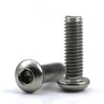 1mm-500mm ISO7380 Full Thread 18-8 Stainless Steel Bright Finish Button Head