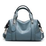 Red Ladies Real Leather Handbags 38*29*13 Cm Adjustable Shoulder Strap