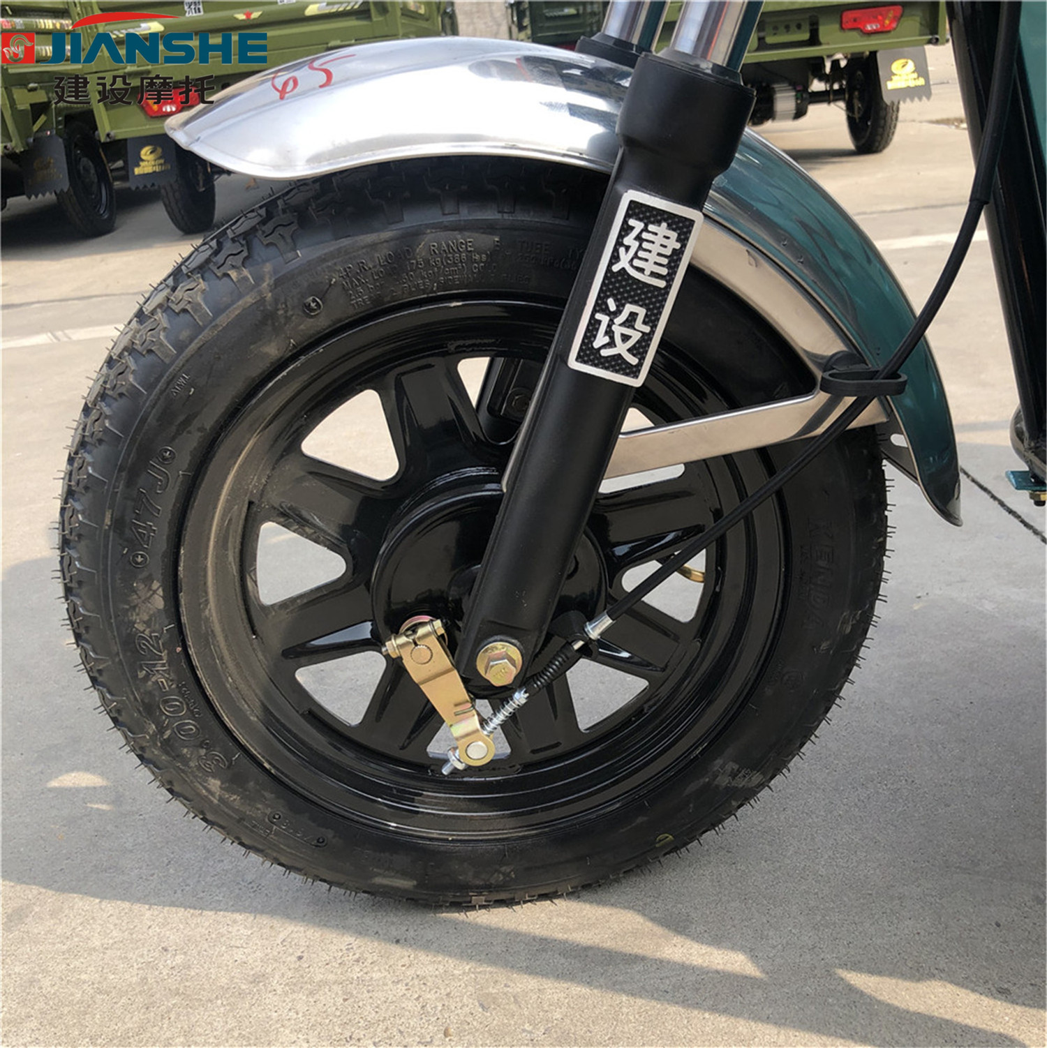 Foldable 0.6 Ton Electric Three Wheel Bikes For Adults
