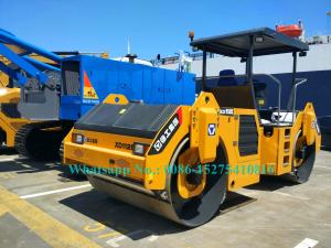 Quality High Efficient Tandem Road Roller , XD112E 11 Ton Double Drum Vibratory Roller wholesale