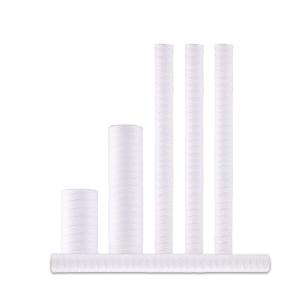 Quality Industrial Wound String Sediment Filter Cartridge 10 20 30 40 Inch 1 3 5 10 Microns Filter wholesale