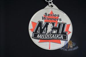 Quality MHL Design Baseball Award Medals , Custom Medals No Minimum For Sports Gifts wholesale