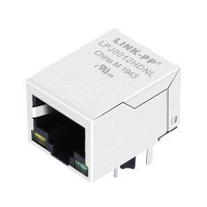 Quality LPJ0012HDNL 10/100 Base-T 8 Pin Shielded RJ45 Female Connector wholesale
