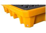 Polyethylene Drum Containment Poly Spill Deck For Chemical Acids