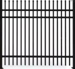 Best Price Powder Coated Square Post Wrought Iron Aluminum Fence