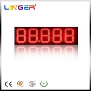 Quality Digit LED Gas Price Sign / Petrol Price Pylon Sign Board With Advertisement Display wholesale