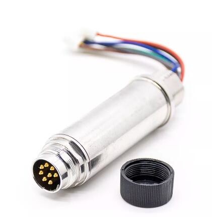 Waterproof AISG Panel Mount D Sub Connector 9 Pin Male Straight