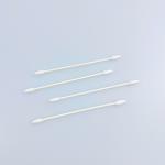 3MM Double Pointy Tipped Swab With Paper Stick Purified Cotton