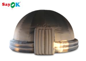 Quality Black Inflatable Planetarium For Schools Education / Digital Mobile Planetarium wholesale