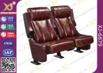 Fixed Seat High Back Comfortable Cinema Theater Chairs With Drink Cupholder