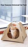 Detachable Canvas Pet Beds Animals Bed Tent Camping Dog Tent House Kennel