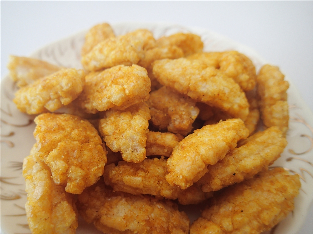 OEM Japanese Rice Cracker Crispy Grain Snacks Baked Rice Crackers Puffed Snack