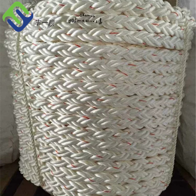 Rope Polyester White 8 Strand Polyester Rope Polyester Mooring Rope