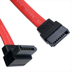 Quality Flexible SATA Cable Assembly Custom Straight To 90 Degree Right Angle SATA Data Cable wholesale