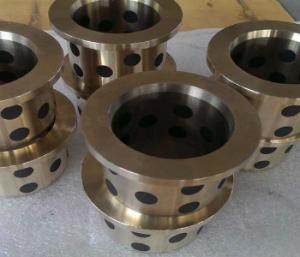Quality Plugged Carbon Graphite Bushings Self Lubricating Long Life High Speed wholesale