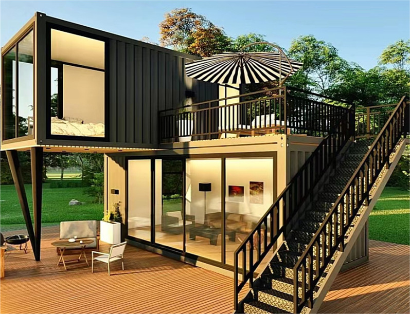20ft / 40ft Light Steel Frame Modular Container House For Prefabricated Building