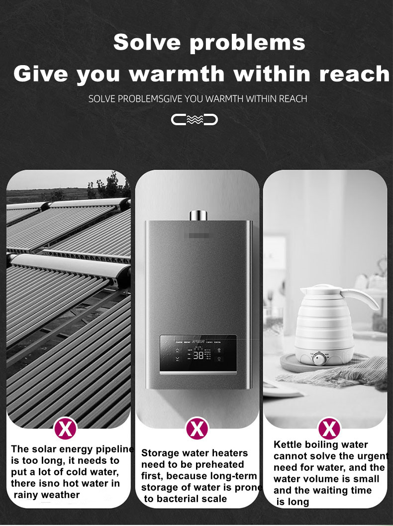 304 Stainless Kitchen Instant Hot Water Tap 3S Electric Fast Heater