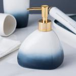 White Ceramic Bathroom Set Simple Design Unique Home Accessories