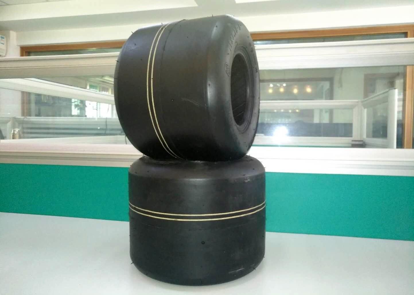 Black Color Racing Kart Tires 11X7.10-5 Long Lasting Service Life Go Kart Tyres