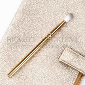 Quality Deluxe Champagne Gold Fluffy Eyeshadow Makeup Brush 148mm Length wholesale