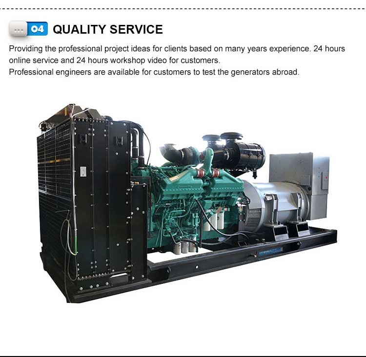 Stable Open Type Generator Practical Multi Function 320kw 400kva