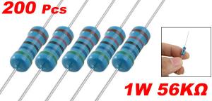 Quality DIP Metal Film Resistor 56K Ohm 1W Watt 1% wholesale