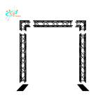 Background 290mm Spigot Aluminum Goal Post Truss