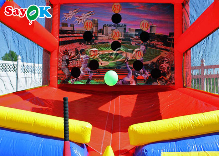 Inflatable Kids Game Club School 20x13x12ft Inflatable Batter Up Baseball Game