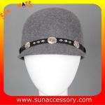 9310992 Sun Accessory customized winner fashion 100% wool felt cadet newsboy