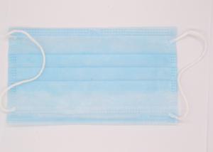 Quality Non Woven 3 Layer Face Mask Excellent Bacterial Filtration Properties wholesale
