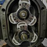 Rotary Practical Industrial Lobe Pump Wear Resistant Flange DN150