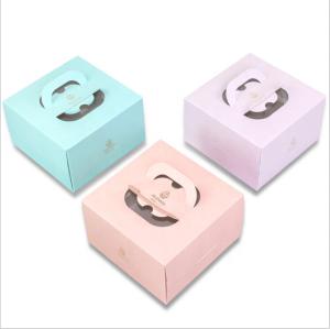 Quality Recycled Paper Birthday Cake Box , Cake Packaging Box 25X25X0.4 Cm wholesale