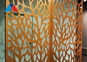 Quality Recyclable Perforated Aluminium Wall Cladding Panels Fireproof Waterproof wholesale