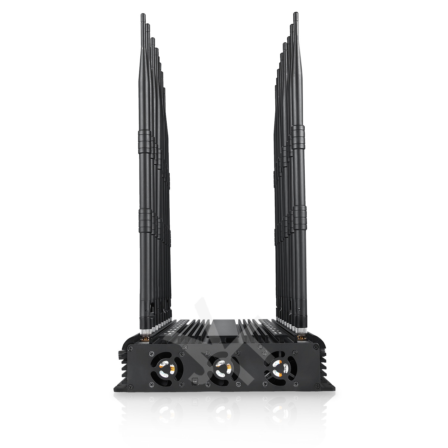 18 antennas signal jammer blocking all 2G 3G 4G 5G WIIFI GPS RF LOJACK signals with remote control.