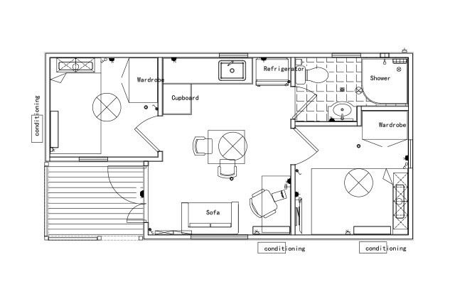 Prefab Modular Homes Prefabricated House White Modular Park Home