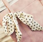 2016 new fall fashion Korean female solid color scarf shopping shoulder bag