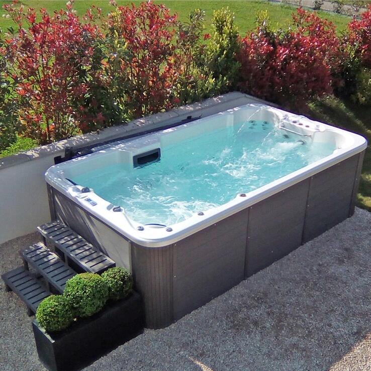 Jacuzzier Outdoor Spa Tub With Hydrotherapy Whirlpool Hot Tub For 5 Person Luxury Massage For Villa Use